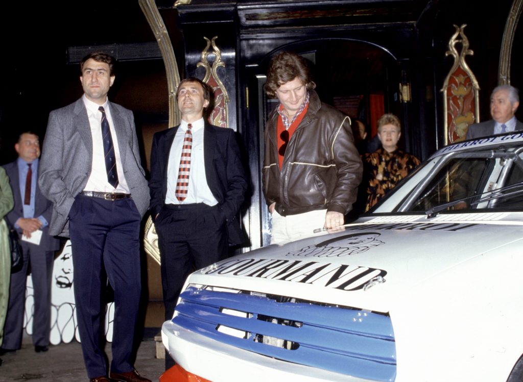 1985 - Patrick Sébastien et Jean-Luc Joinel sont parrains de la Citroën Visa 4x4 1600 de Max Mamers.