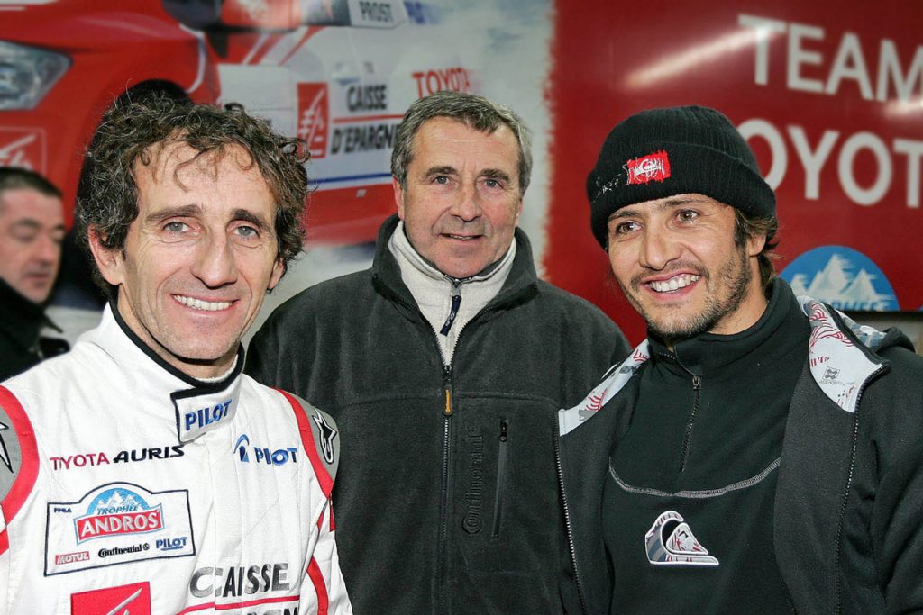 Avec Alain PROST et Bixente LIZARAZU