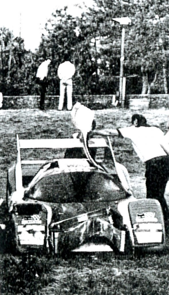 1981 WM Peugeot après l'accident